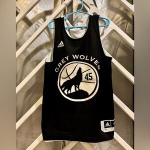 Reversible Boy’s Adidas Grey Wolves Jersey # 25